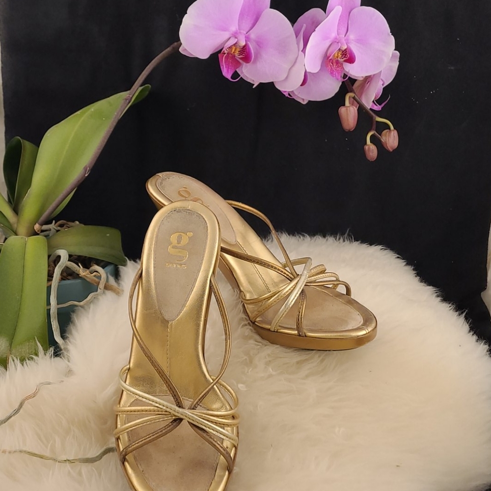 Gold heels
